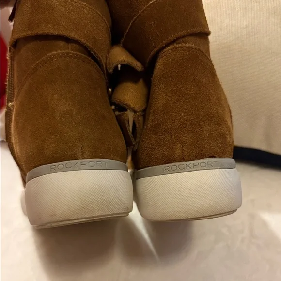 Rockport Cobb Hill Collection ELYSSE Buckle Fur Women Leather Boots - Picture 6 of 9